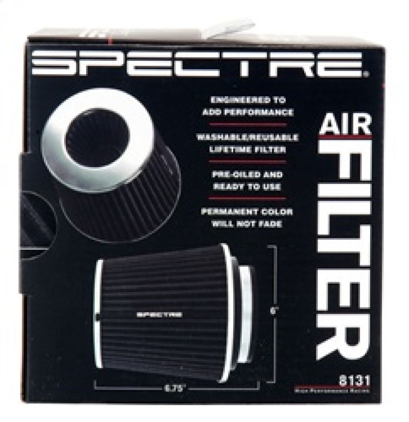 

Spectre 8131 - SPE8131 - Spectre Adjustable Conical Air Filter 5-1/2in. Tall (Fits 3in. / 3-1/2in. / 4in. Tubes) - Black - Shipped in Europe - Tuningsupply.com
