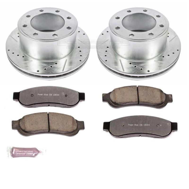 

PowerStop K5578-36 - PSBK5578-36 - Power Stop 10-2012 Ford F-350 Super Duty Rear Z36 Truck & Tow Brake Kit - Shipped in Europe - Tuningsupply.com
