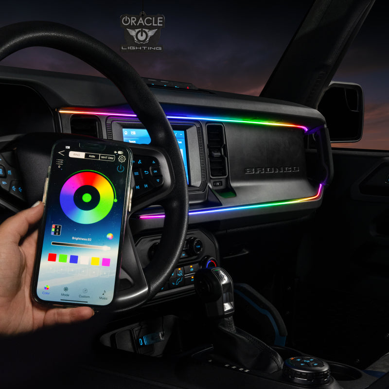 

ORACLE Lighting 4237-332 - ORL4237-332 - Oracle 21-25 Ford Bronco ColorSHIFT LED Interior Dash Board Kit - Shipped in Europe - Tuningsupply.com
