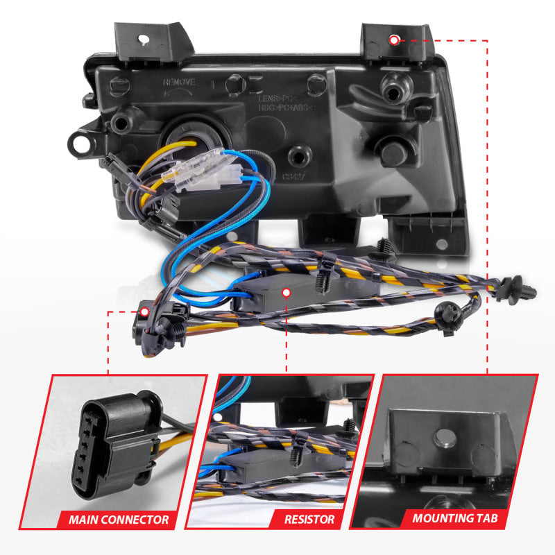 

ANZO 511086 - ANZ511086 - ANZO 2018-2021 Jeep Wrangler LED Side Markers Chrome Housing Clear Lens w/ Sequential Signal - Shipped in Europe - Tuningsupply.com
