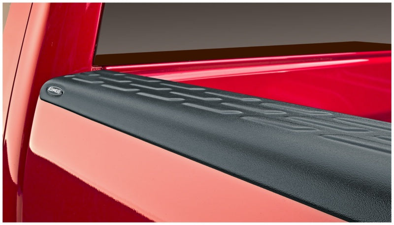 Bushwacker 07-13 Chevy Silverado 1500 Fleetside Bed Rail Caps 78.7in Bed - Black-tuningsupply.com