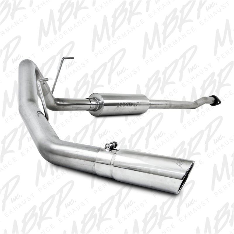 MBRP 11-12 Ford F150 V6 Ecoboost 3in T409 Cat Back Single Side Exit-tuningsupply.com