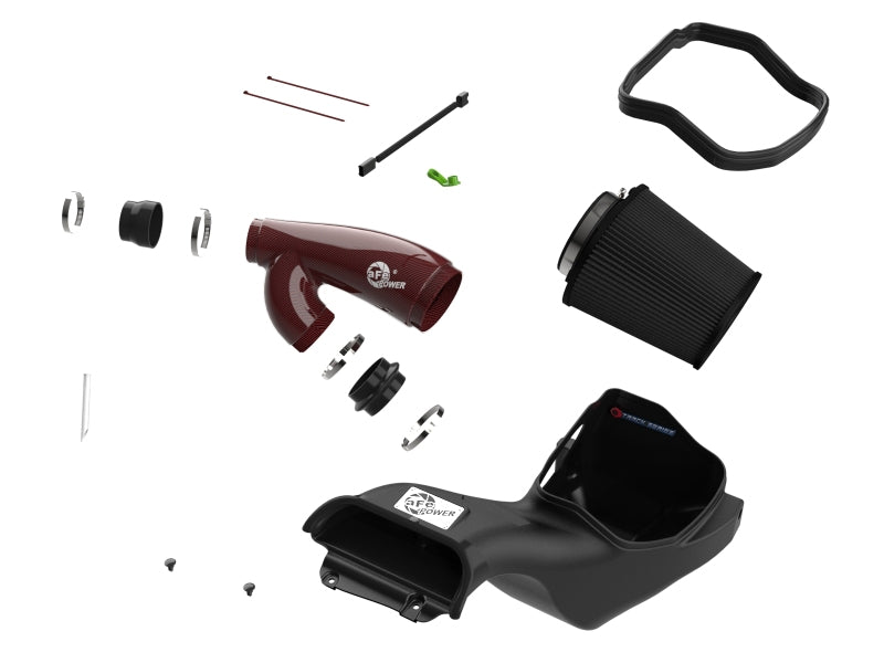 

aFe 57-10031KR - AFE57-10031KR - aFe 17-24 Ford F-150 Track Series Red Kevlar Carbon Fiber C/A Intake System w/Black Pro 5R Filter - Shipped in Europe - Tuningsupply.com
