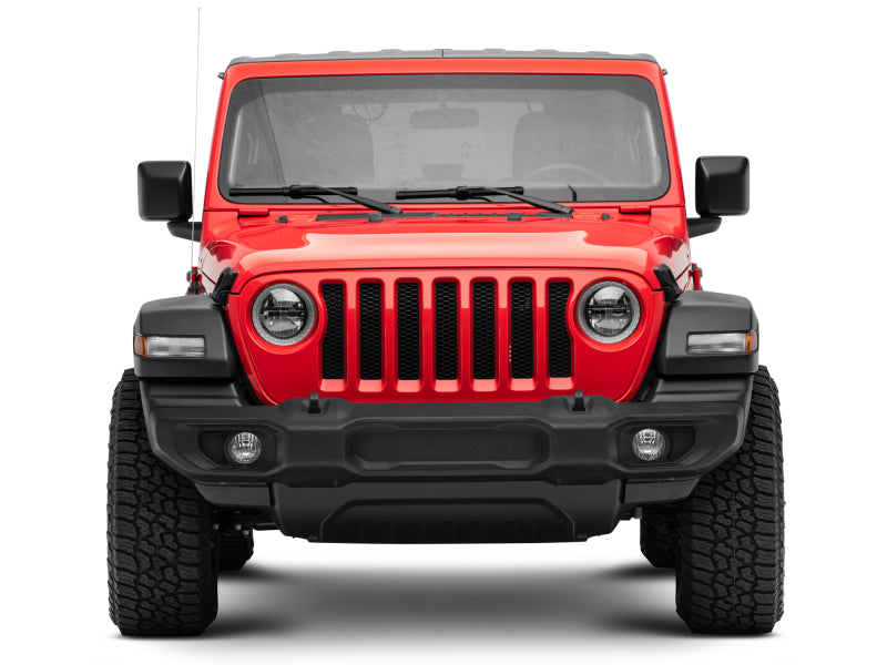 

Raxiom J142668 - RAXJ142668 - Raxiom 18-22 Jeep Wrangler JL/JT Axial 9-Inch LED Headlights w/RGB Halo- Black Housing (Clear Lens) - Shipped in Europe - Tuningsupply.com

