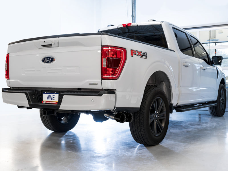 

AWE Tuning 3015-23059 - AWE3015-23059 - AWE 21+ Ford F150 Dual Side Exit Cat-Back Exhaust - 4.5in Diamond Black Tips *For Stock Y-Pipe Only - Shipped in Europe - Tuningsupply.com
