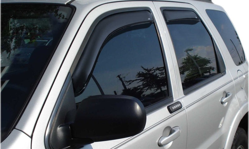 AVS 09-13 Toyota Corolla Ventvisor In-Channel Front & Rear Window Deflectors 4pc - Smoke-tuningsupply.com