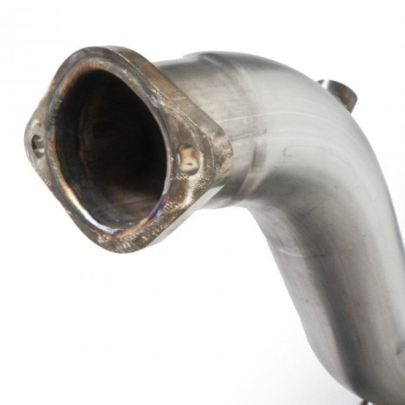 

Stainless Works FTR17DPCAT - SSWFTR17DPCAT - Stainless Works 2017 F-150 Raptor 3.5L 3in Downpipe High-Flow Cats Factory Connection - Shipped in Europe - Tuningsupply.com
