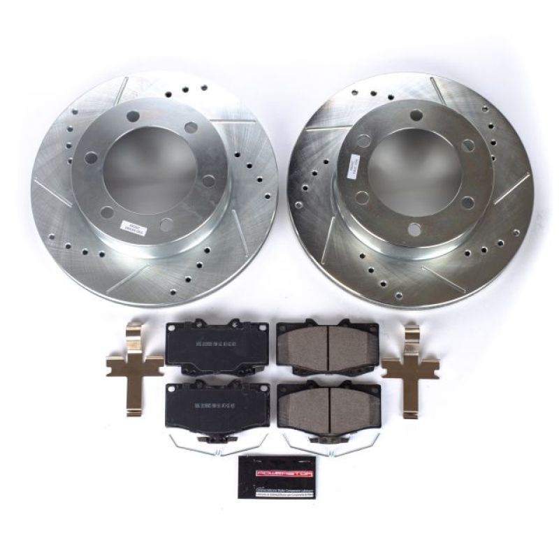 Power Stop 95-02 Toyota 4Runner Front Z23 Evolution Sport Brake Kit-tuningsupply.com