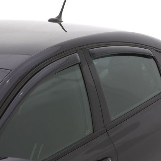 AVS 13-16 Dodge Dart Ventvisor In-Channel Front & Rear Window Deflectors 4pc - Smoke-tuningsupply.com