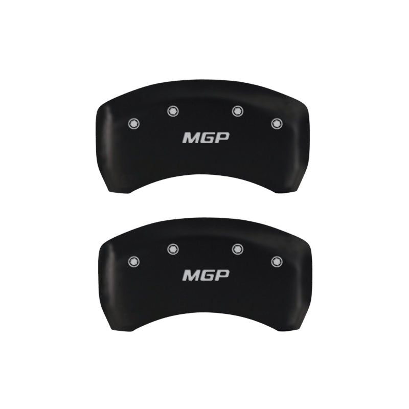 MGP 4 Caliper Covers Engraved Front & Rear MGP Red finish silver ch-Caliper Covers-MGP-MGP22210SMGPRD-SMINKpower Performance Parts