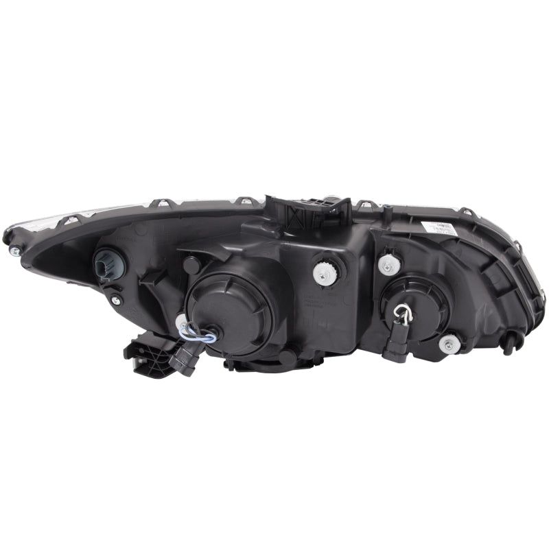 ANZO 2012-2015 Honda Civic Projector Headlights w/ U-Bar Black-tuningsupply.com