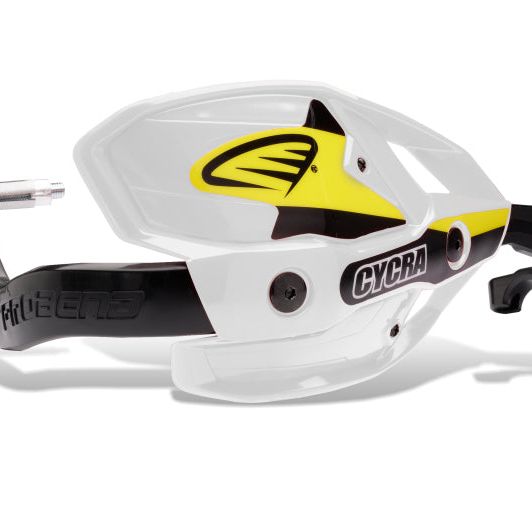 Cycra Probend Ultra w/HCM Clamp 1-1/8 in. - White-tuningsupply.com