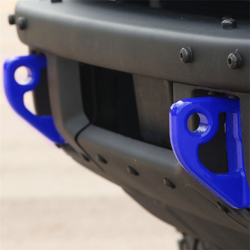 

Ford Racing M-18954-BB - FRPM-18954-BB - Ford Racing 2021+ Bronco Front Bumper Tow Hooks - Blue (Pair) - Shipped in Europe - Tuningsupply.com
