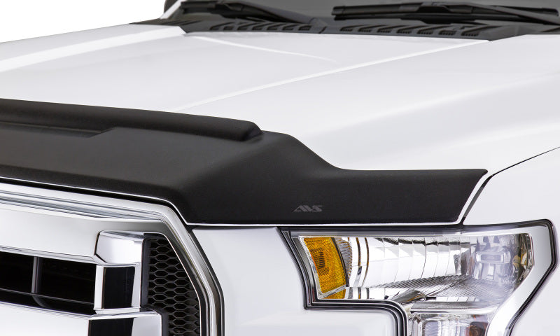 AVS 09-14 Ford F-150 Aeroskin II Textured Low Profile Hood Shield - Black-tuningsupply.com