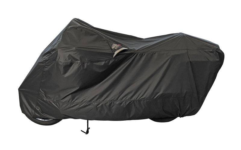 Dowco Cruisers (Small/Large) WeatherAll Plus Ratchet Motorcycle Cover Black - XL-tuningsupply.com