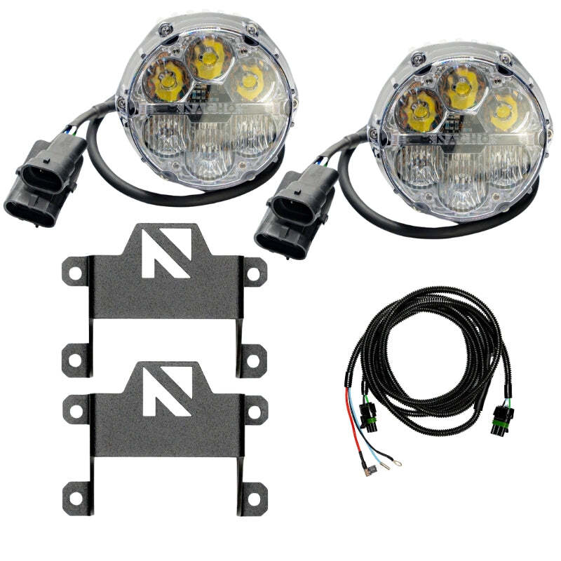
  

Nacho Offroad Technology  - NACV3BC1KWSO - Nacho Lighting Ford Bronco Nacho SAE Only Plug N Play Fog Light Kit - White - Shipped in Europe - Tuningsupply.com

