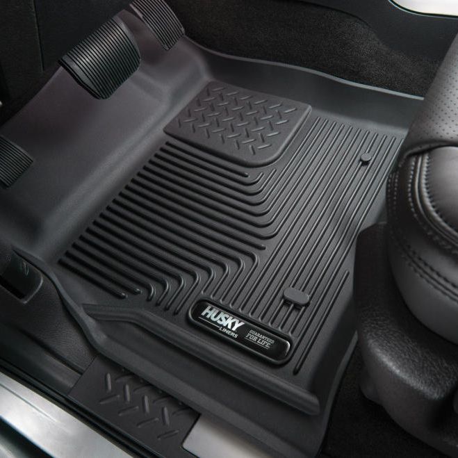 Husky Liners 04-08 Ford F-150 SuperCrew Cab X-act Contour Front Floor Liner (Black)-tuningsupply.com