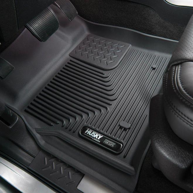 Husky Liners 2022 Nissan Frontier CC X-Act Contour Floor Liners (2nd Seat) - Black-tuningsupply.com