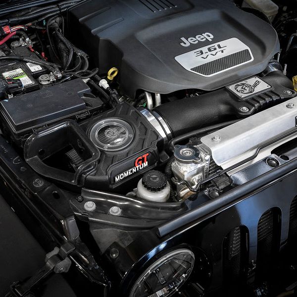 aFe Momentum GT Pro DRY S Cold Air Intake System 12-18 Jeep Wrangler JK V6 3.6L-tuningsupply.com