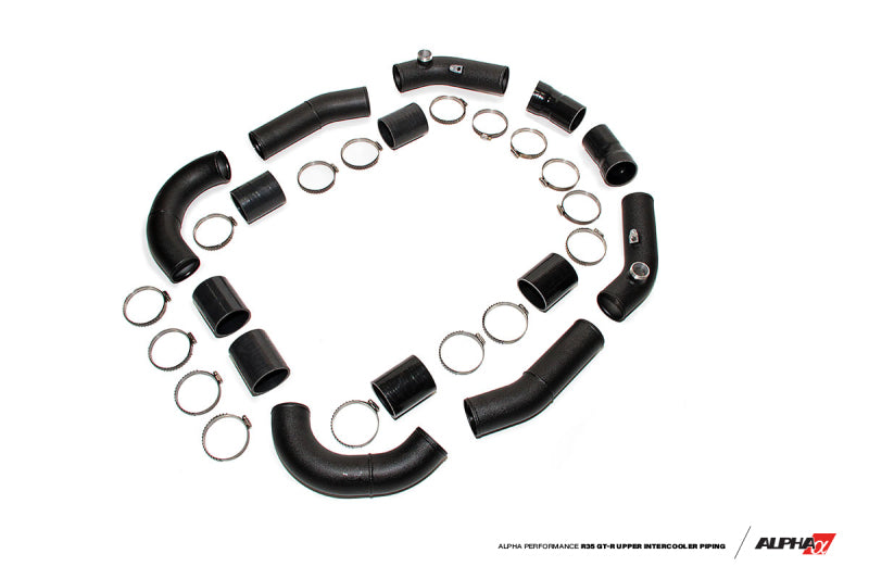 AMS Performance 2009+ Nissan GT-R R35 Alpha Upper I/C Pipe (Use w/Alpha I/C / TiAL Flange)-tuningsupply.com