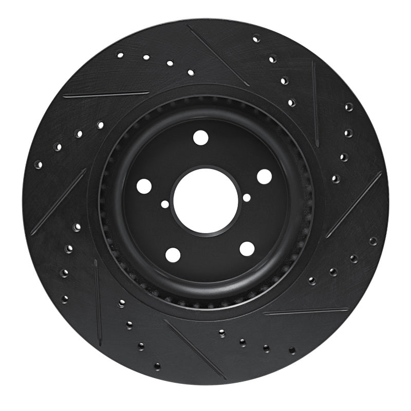 

R1 Concepts 633-13049L - RNC633-13049L - R1 20-25 Subaru WRX Front Left Drilled & Slotted Black Brake Rotor - Shipped in Europe - Tuningsupply.com
