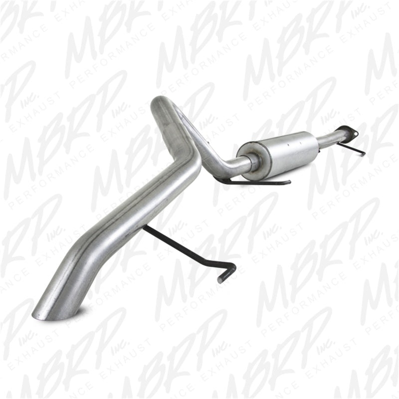 MBRP 2007-2009 Toyota FJ 4.0L V6 Cat Back Single Rear Exit Off-Road Tail No tip-tuningsupply.com