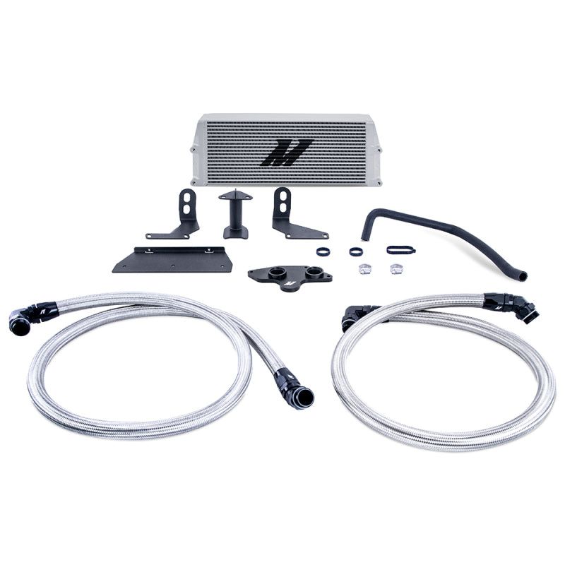 Mishimoto 11-19 Ford 6.7L Powerstroke Performance Oil Cooler Kit - Silver-tuningsupply.com