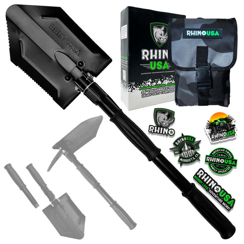 
  

Rhino USA RNO-ETOOL-3 - RSARNO-ETOOL-3 - Rhino USA Straight Handle Recovery Shovel W/Pick - Shipped in Europe - Tuningsupply.com

