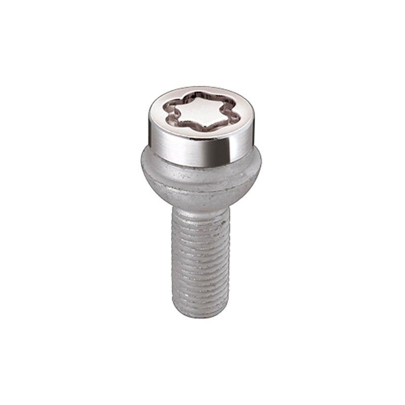 McGard Wheel Lock Bolt Set - 4pk. (Radius Seat) M14X1.5 / 17mm Hex / 27.0mm Shank Length - Chrome-tuningsupply.com