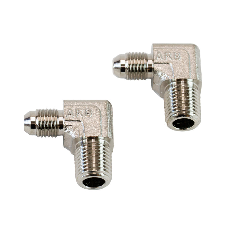 ARB 90 Elbow Jic4M 1/4NptM 2Pk-tuningsupply.com