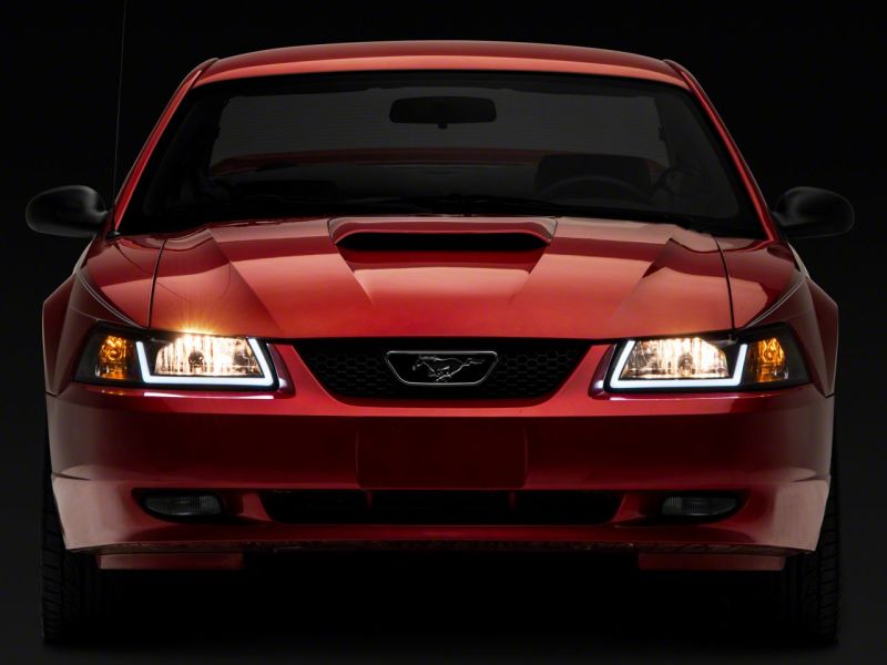 

Raxiom 422712 - RAX422712 - Raxiom 99-04 Ford Mustang Axial Series Headlights w/ LED Bar- Black Housing (Clear Lens) - Shipped in Europe - Tuningsupply.com

