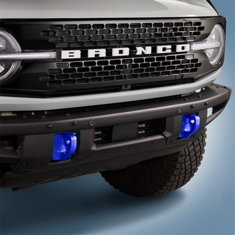 

Ford Racing M-18954-BB - FRPM-18954-BB - Ford Racing 2021+ Bronco Front Bumper Tow Hooks - Blue (Pair) - Shipped in Europe - Tuningsupply.com
