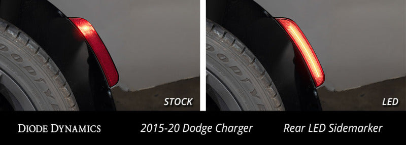 Diode Dynamics 15-21 Dodge Charger LED Sidemarkers - Smoked (set)-tuningsupply.com