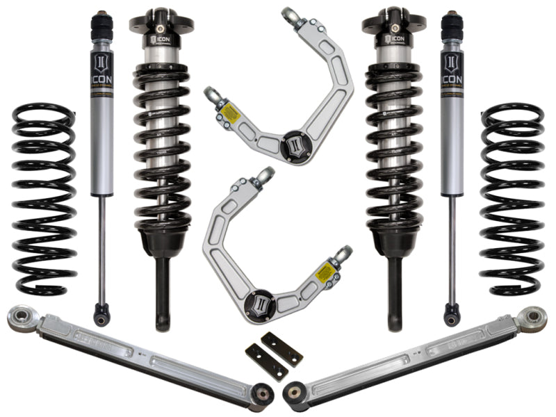 
  

ICON  - ICOK53063 - ICON 2010+ Toyota FJ/4Runner 0-3.5in Stage 3 Suspension System w/Billet Uca - Shipped in Europe - Tuningsupply.com

