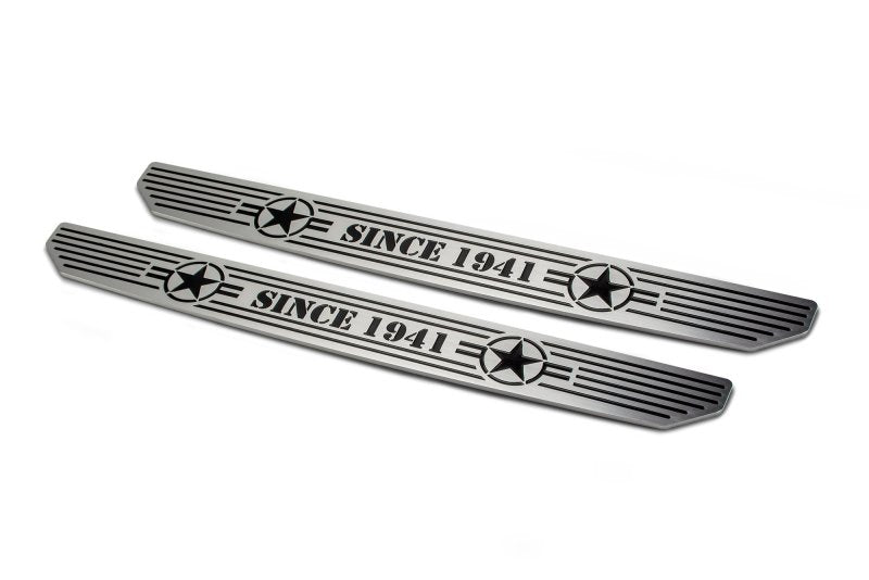 DV8 Offroad 2018-2019 Jeep Gladiator JL Front Sill Plates-tuningsupply.com