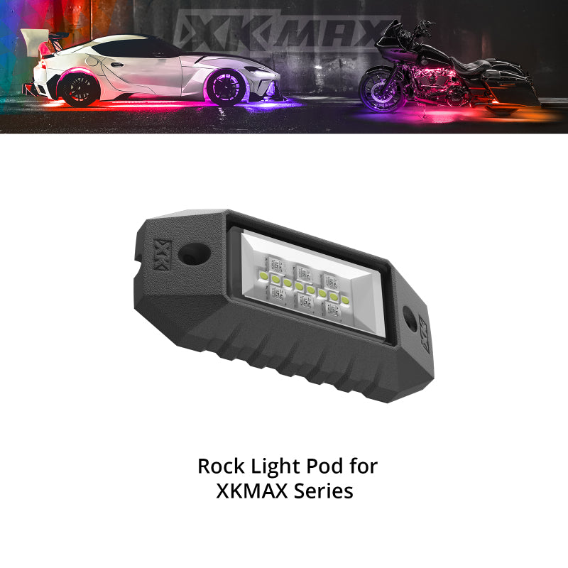 

XKGLOW MX-ROCK - XKGMX-ROCK - XK Glow XKmax RGBW Addressable LED Rock Light Pod - Shipped in Europe - Tuningsupply.com
