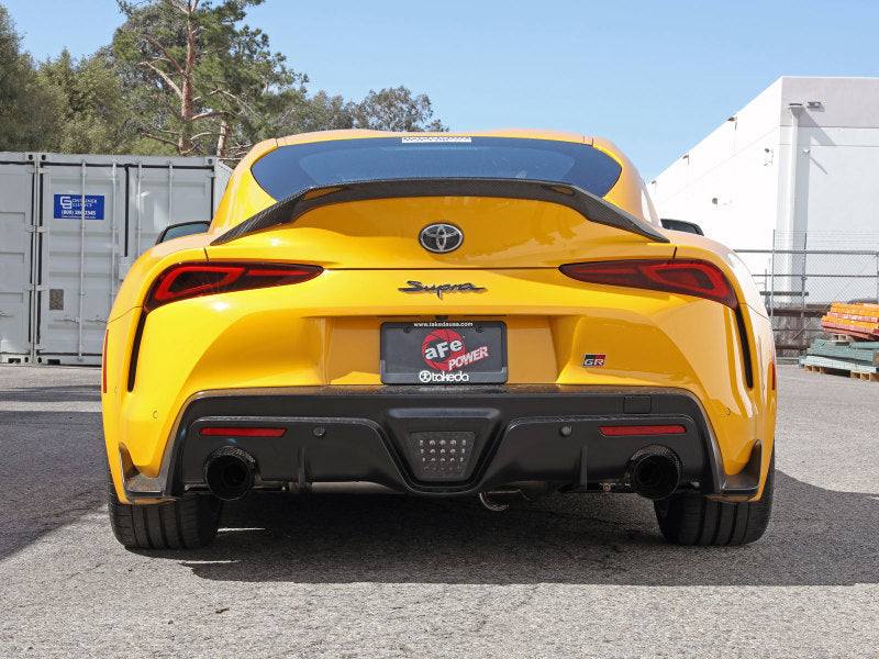 

aFe 49-36050-B - AFE49-36050-B - aFe POWER Takeda 2021 Toyota Supra 2.0L (t) 2.5in-3in 304 SS CB Exhaust w/ Black Tips - Shipped in Europe - Tuningsupply.com
