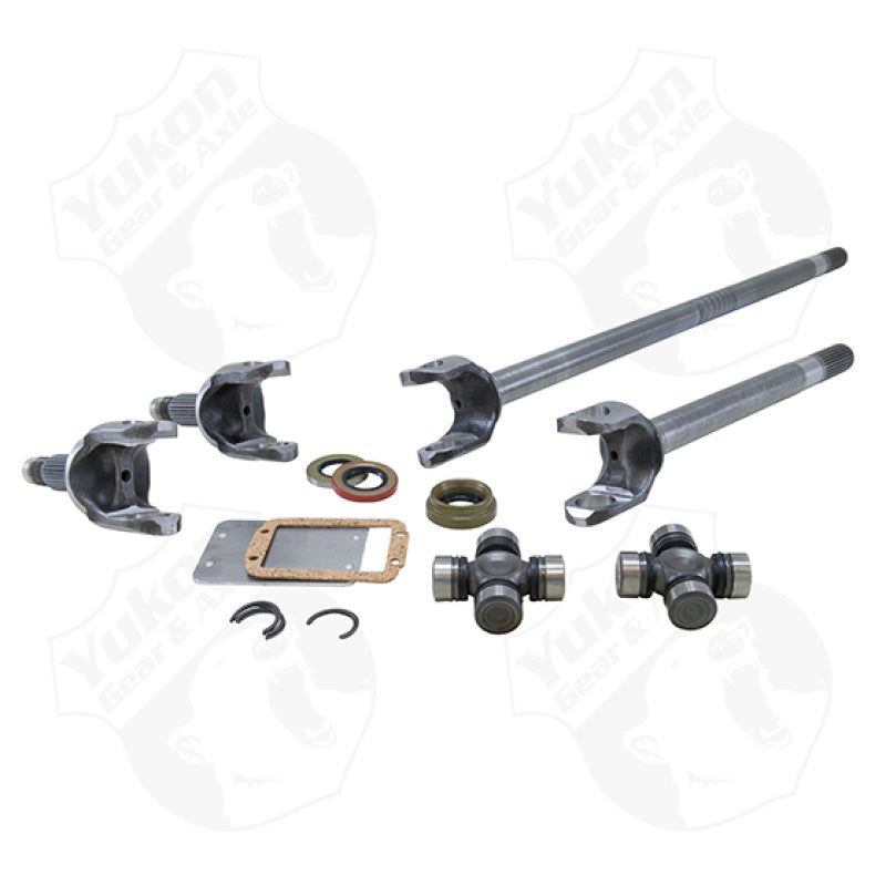 Yukon Gear Chromoly Front Axle Kit for Dana 30 w/27 Spline & 1310 U-Joints-Axles-Yukon Gear & Axle-YUKYA W24110-SMINKpower Performance Parts