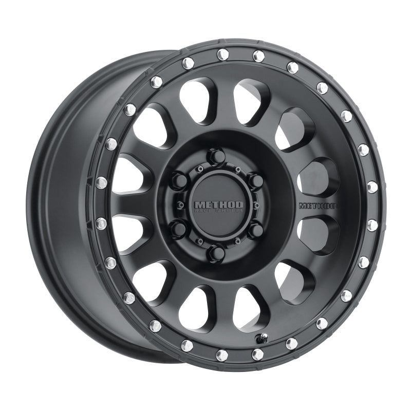 Method MR315 16x8 0mm Offset 6x5.5 106.25mm CB Matte Black Wheel-tuningsupply.com