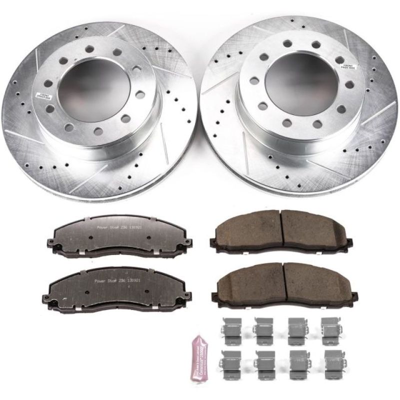 

PowerStop K8029-36 - PSBK8029-36 - Power Stop 2016 Ford F-350 Super Duty Front Z36 Truck & Tow Brake Kit - Shipped in Europe - Tuningsupply.com
