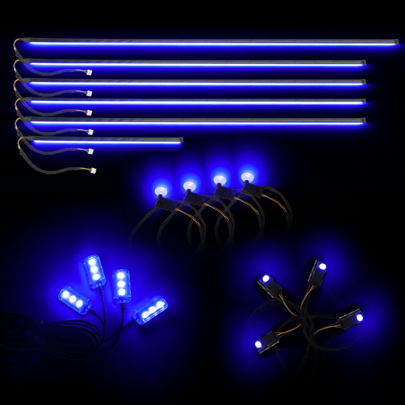 

ORACLE Lighting 4240-332 - ORL4240-332 - Oracle Lighting Dynamic Colorshift 18 Piece Universal Full LED Interior Dash Board Kit - Shipped in Europe - Tuningsupply.com
