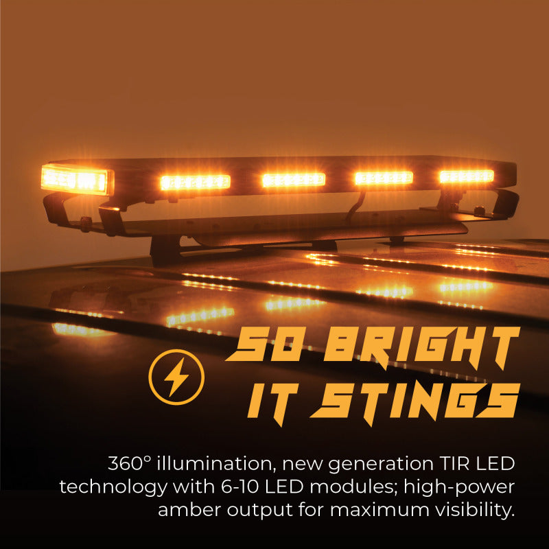 

Putco 950248 - PUT950248 - Putco 48In Universal 48In Tri Color Hornet Light (Amber/Blue/White) - LED Stealth Rooftop Strobe Bar - Shipped in Europe - Tuningsupply.com
