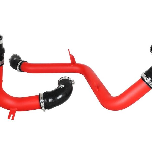 aFe BladeRunner 2.5in Red Intercooler Tubes Hot and Cold Side 12-16 Ford Focus ST 2.0L (t)-tuningsupply.com