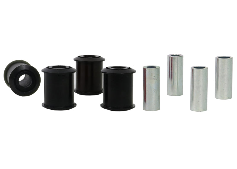 

Whiteline W53637 - WHLW53637 - Whiteline Front Lower Control Arm Forward Bushing Kit - Shipped in Europe - Tuningsupply.com
