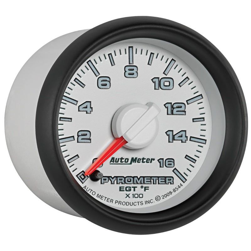 Autometer Factory Match 52.4mm Full Sweep Electronic 0-1600 Deg F EGT/Pyrometer Gauge-tuningsupply.com