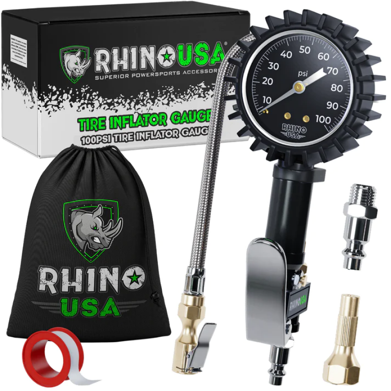 
  

Rhino USA RGAUGE-0100 - RSARGAUGE-0100 - Rhino USA 100 Psi Analog Tire Inflator Gauge - Shipped in Europe - Tuningsupply.com

