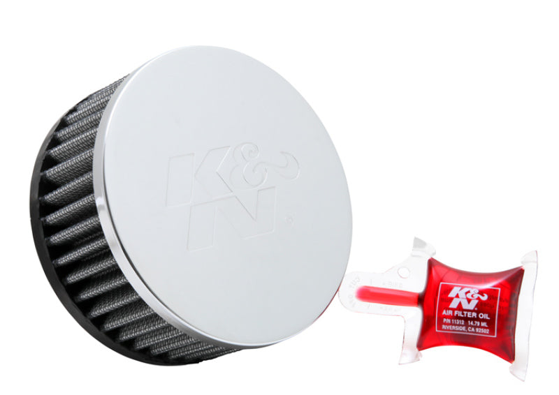 
  

K&N Engineering RC-1950 - KNNRC-1950 - K&N Universal Chrome Filter 2 1/2 inch O/S FLG / 4 1/2 inch OD / 2 inch Height - Shipped in Europe - Tuningsupply.com

