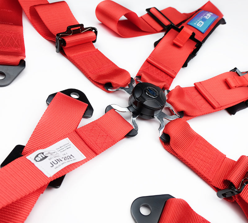 

NRG SBH-B6PCRD - NRGSBH-B6PCRD - NRG 5PT 3in. Seat Belt Harness / Cam Lock - Red - Shipped in Europe - Tuningsupply.com
