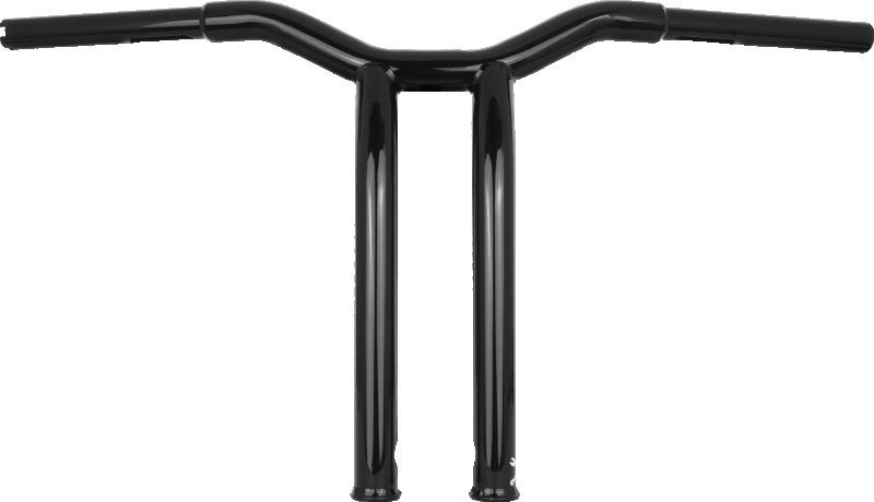 Burly Brand Dominator Raked Bar 14in - Gloss Black-tuningsupply.com