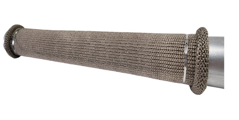 DEI Titanium 4in Knit Exhaust Sleeve - 24in-tuningsupply.com